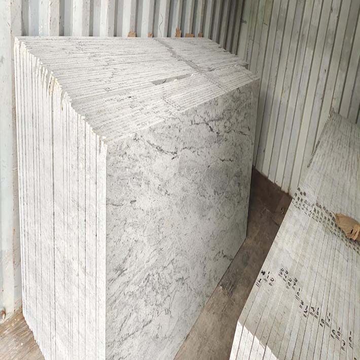 đá hoa cương marble onyx trắng vân xanh